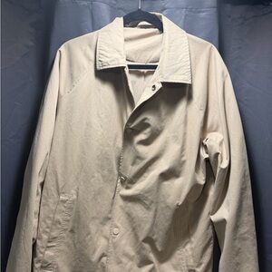 Zara Men's Beige Lightweight Jacket Large